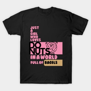 Just a girl who loves donuts T-Shirt